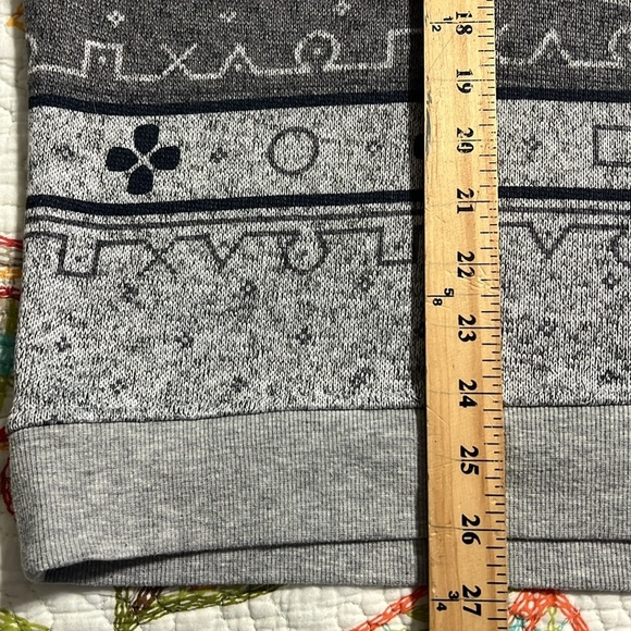 PlayStation size large mens sweater controllers pullover longsleeve grey games - Picture 6 of 11